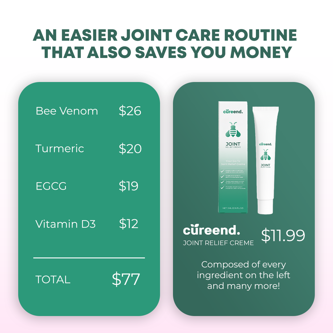 Crème de soulagement articulaire Cureend