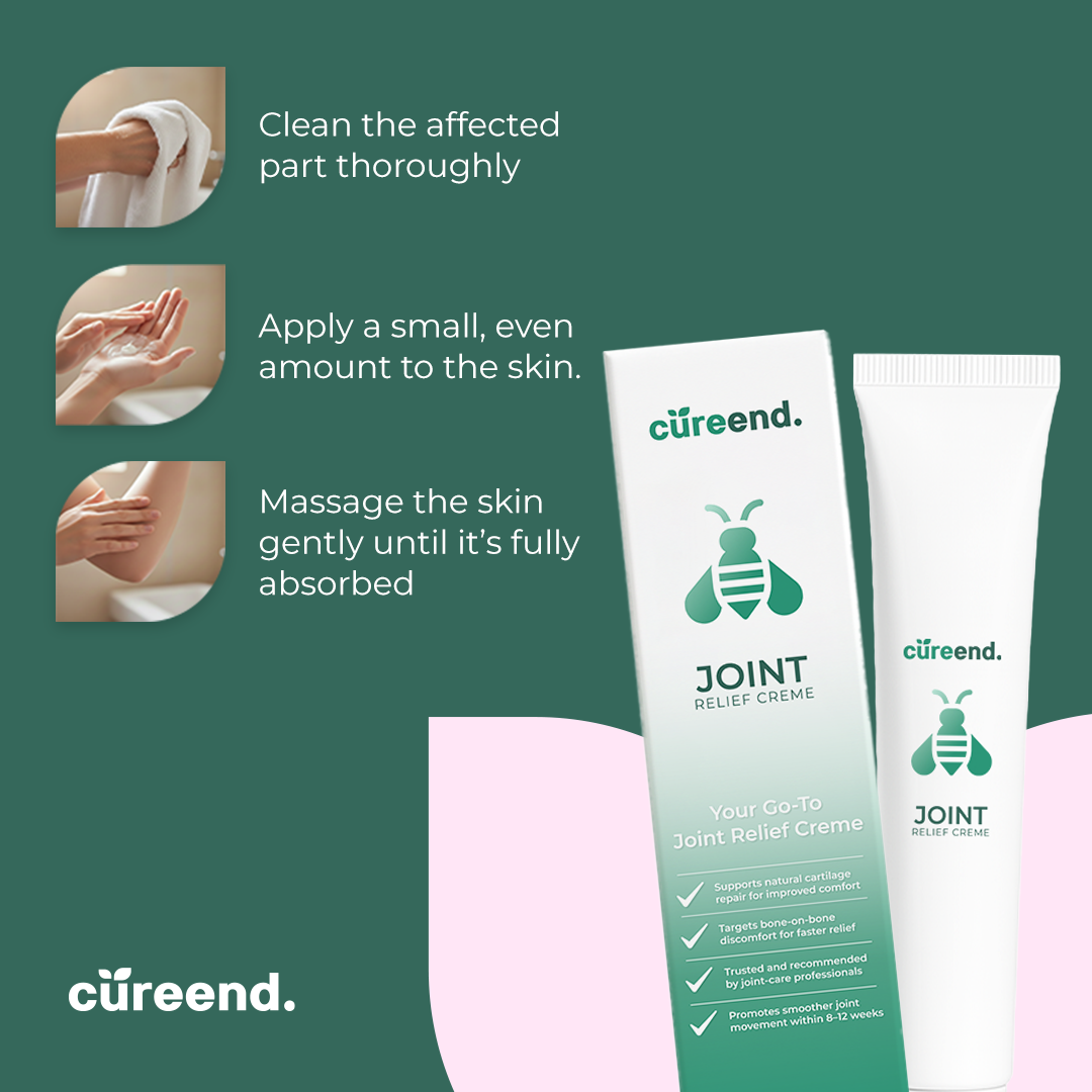 Crème de soulagement articulaire Cureend